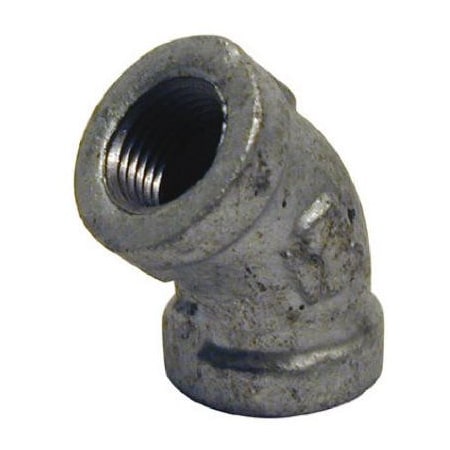 B & K 14 Galv 45 DEG Elbow 510-201HC